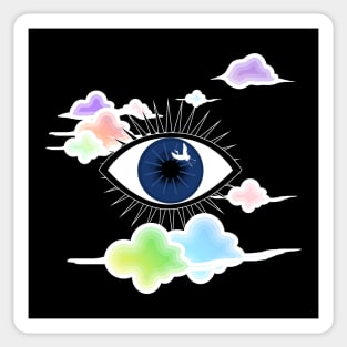 Vision in the cloud Sticker
